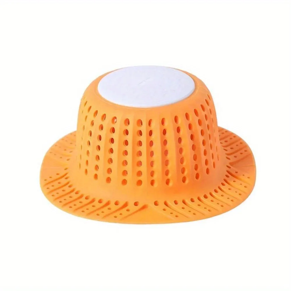 1PC New Bathtub Drain Hair Catcher Collapsible Drain Protector for Pop-Up and Regular Drains of Shower Bathtub Tub Bathroom Sink 5