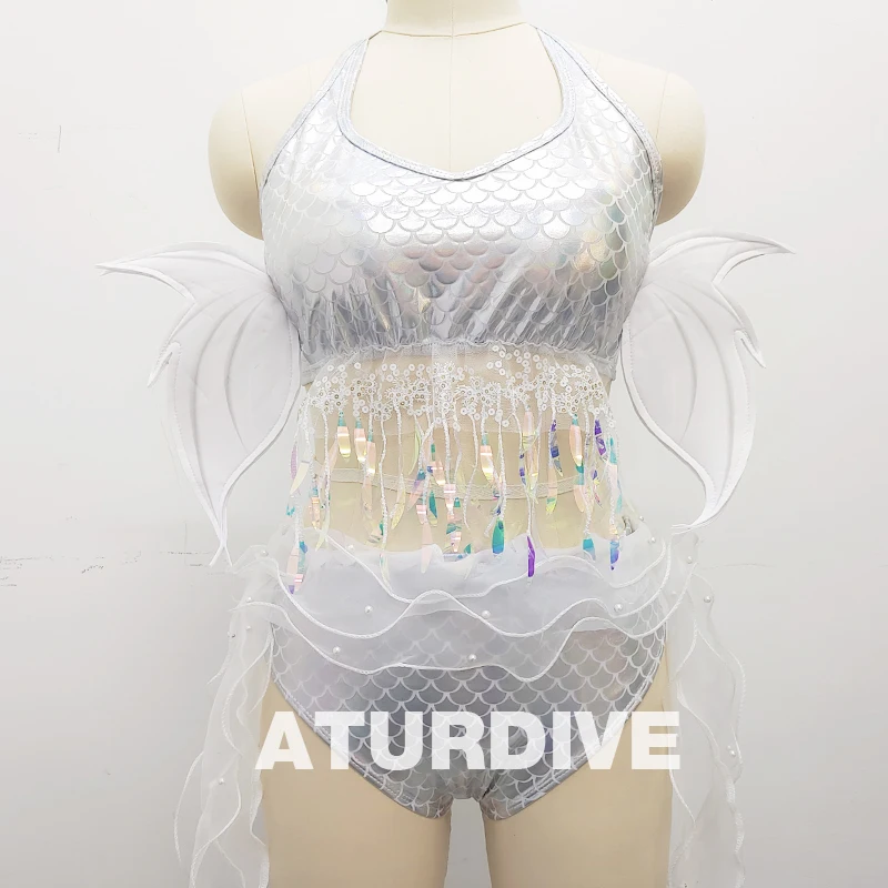 Mermaid Swimsuit Sequins Gilding Glittering Music Festival Aquarium  Performance Bikini Suit Swimsuit Surfing Hot Spring Diving - Bikinis Set -  AliExpress