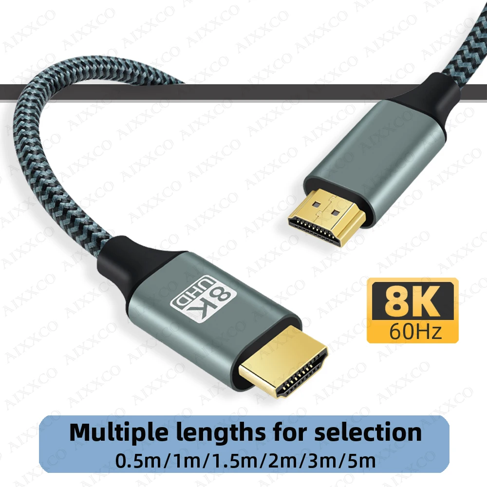 Ultra High-Speed 8K HDMI-Compatible Cable with HDR Support