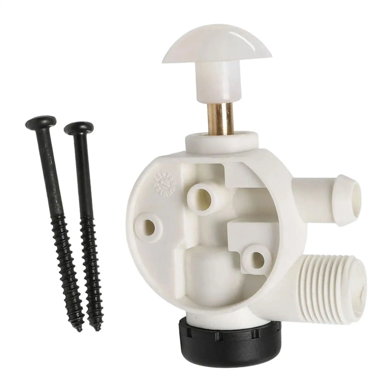 

Toilet Water Valve Assembly White 385314349 for 111 Pedal Flush Toilets