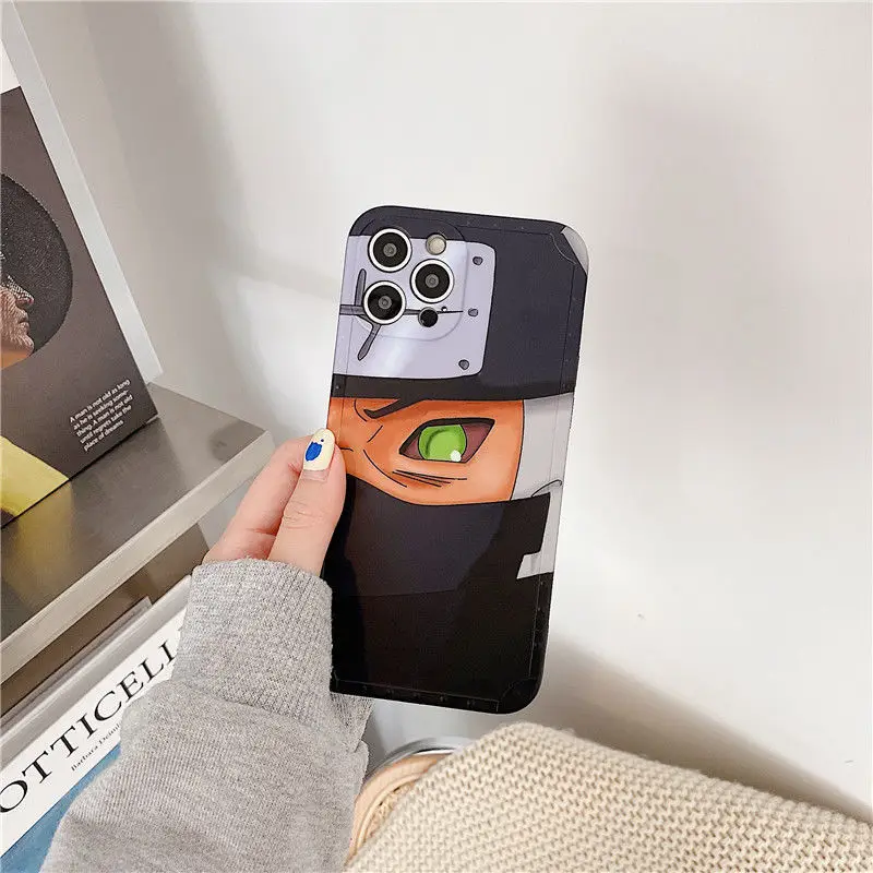 Anime Naruto Akatsuki Pein Kakuzu Soft Phone Case for iPhone 12 11 Pro Max XR XS Max 7 8 Plus X Protective Phone Back Cover 11 cases