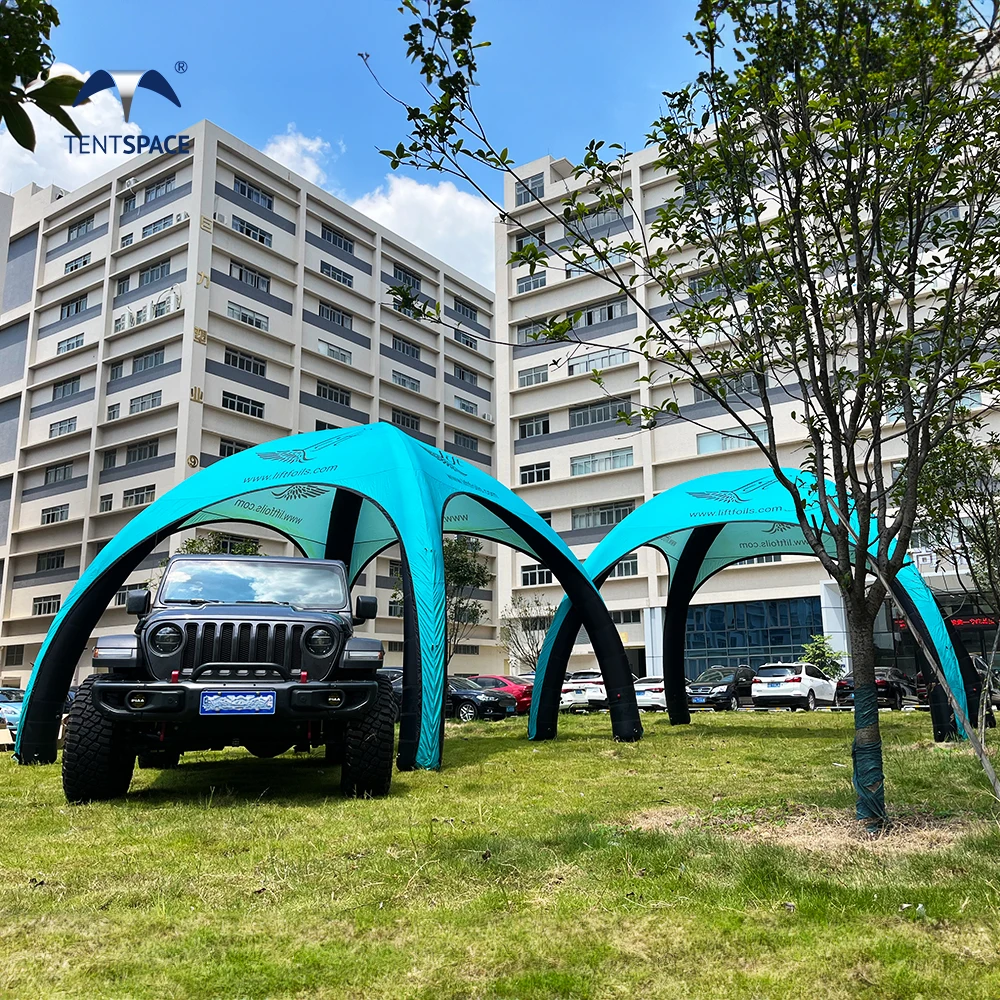 Gazebo Gonfiabile a Cupola X di Alta Qualità, Resistente ai Raggi UV e Ignifugo, Tenda Portatile per Fiere e Promozioni Auto - immagine 5