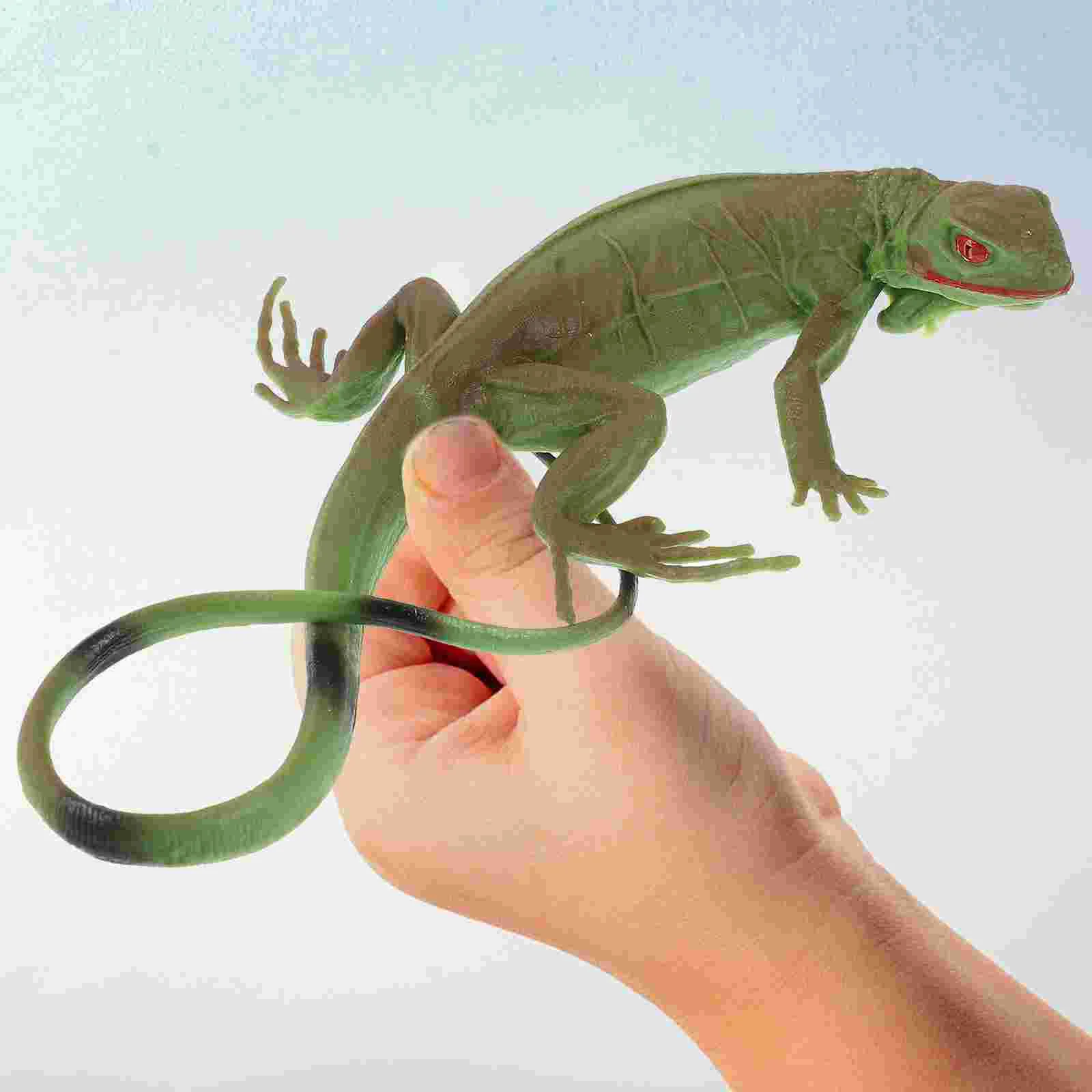 

Simulation Lizard Model Lifelike Lizard Model Simulation Plastic Lizard Figurine Recognition Prop