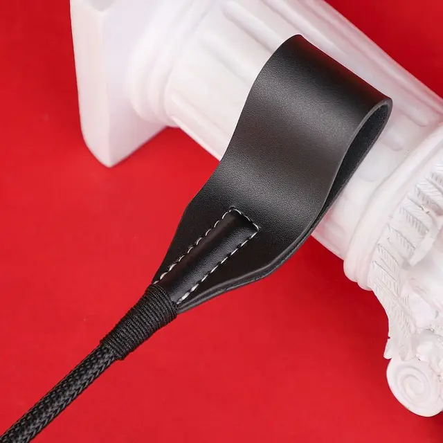 1Pcs Portable PU Leather Equestrian Training Pointer Horse Whip Stage Performance Props Lash Supplies Racing Riding Crop Handle 4