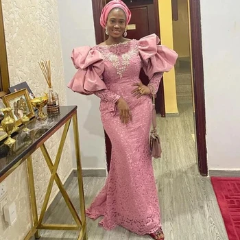 Ebere Bob Long Sleeve Lace Dress