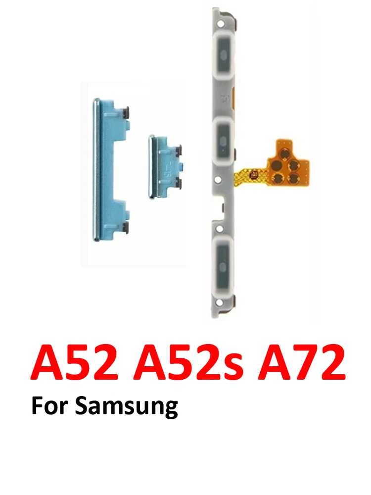 Premium Phone Power Volume Button Replacement - External Key & Internal Flex Cable Parts
