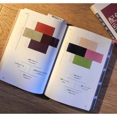 Colour Dictionary Applications Taisho Showa Era Color Manual Notebook CMYK Color Art Book Drawing Reference Book Latest Second - Image 2