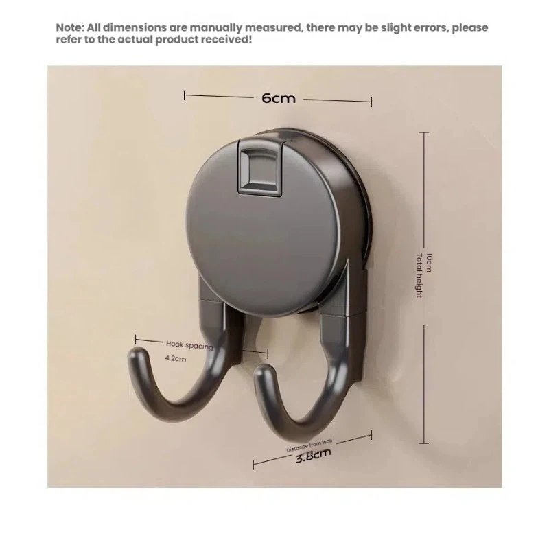 Heavy-Duty No-Drill Suction Cup Hooks