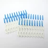 200 Pieces/Box Green Plastic Interdental Silicone Brush Dental Toothpicks With Threaded Oral Cleaning Tools 5
