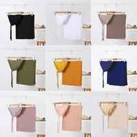 Two Piece Set Chiffon Hijab And Matching Adjustable Jersey Undercap Scarves Shawls For Women 1