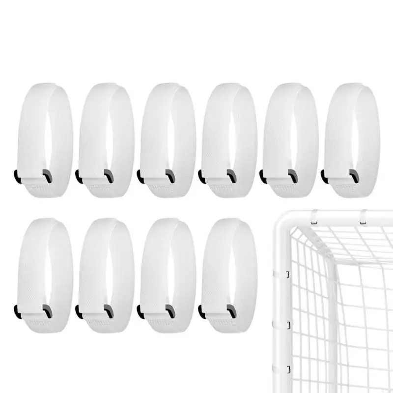 10Pcs Football Goal Net Fixing Bands Cable Tie Strap Soccer Net Fastener Cable Football Fixing Strap Goal