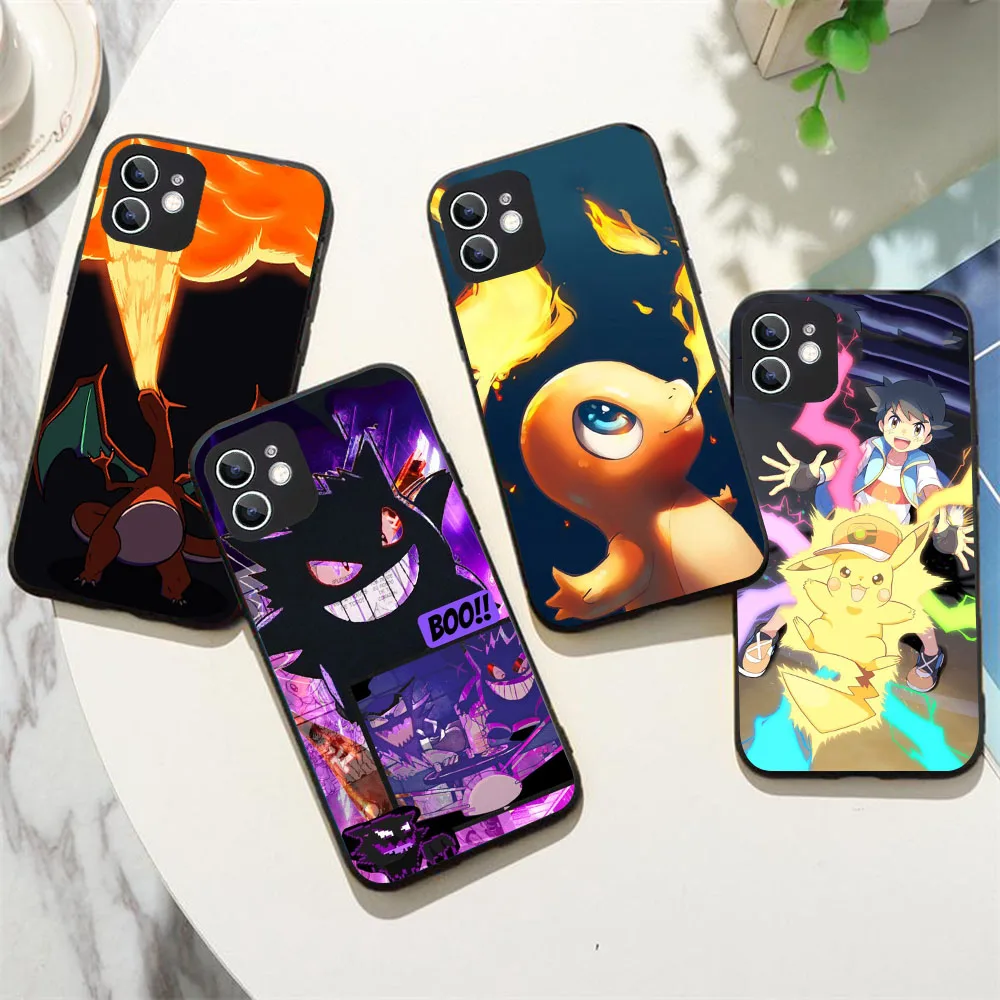 YS-52 Pokemon Silicone Case For iPhone 5 5S 6 SE 7 8 Plus X XS XR 11 Pro Max
