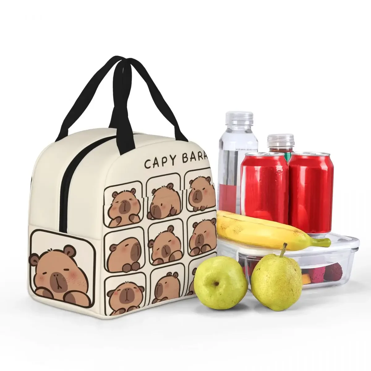 Capybara Lunch Box Cooler Thermal Food Insulated