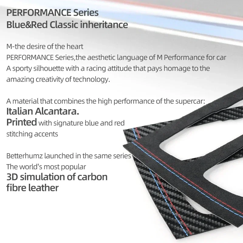 For BMW F20 F22 M235i 228i 220i 218i 2011-Car Air Conditioner CD Panel Cover Italy Suede Trim Tuning Accessories Betterhumz
