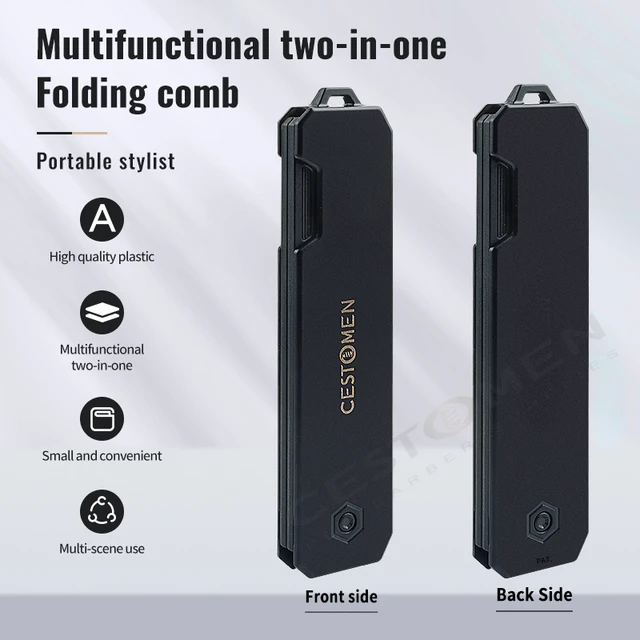 New 1/2/3 in 1 Pocket Folding Combs - Image 2