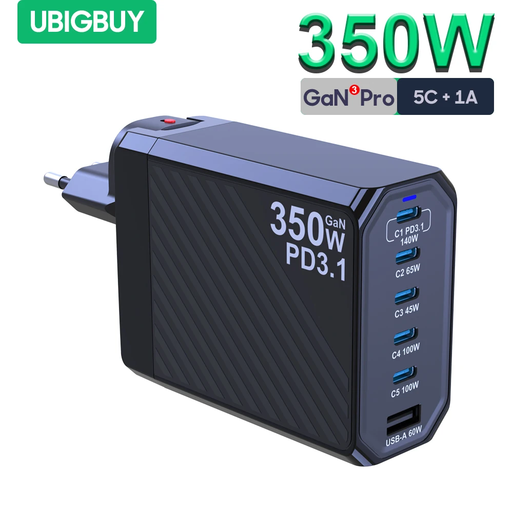 Ubigbuy Charger GaN Fast 350W