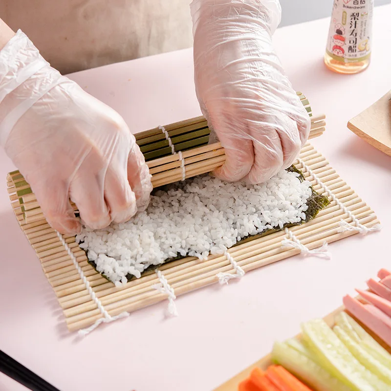 Bamboo Sushi Mat Rice Maki Roller Rolling Maker Tool Supply for Kitchen Home
