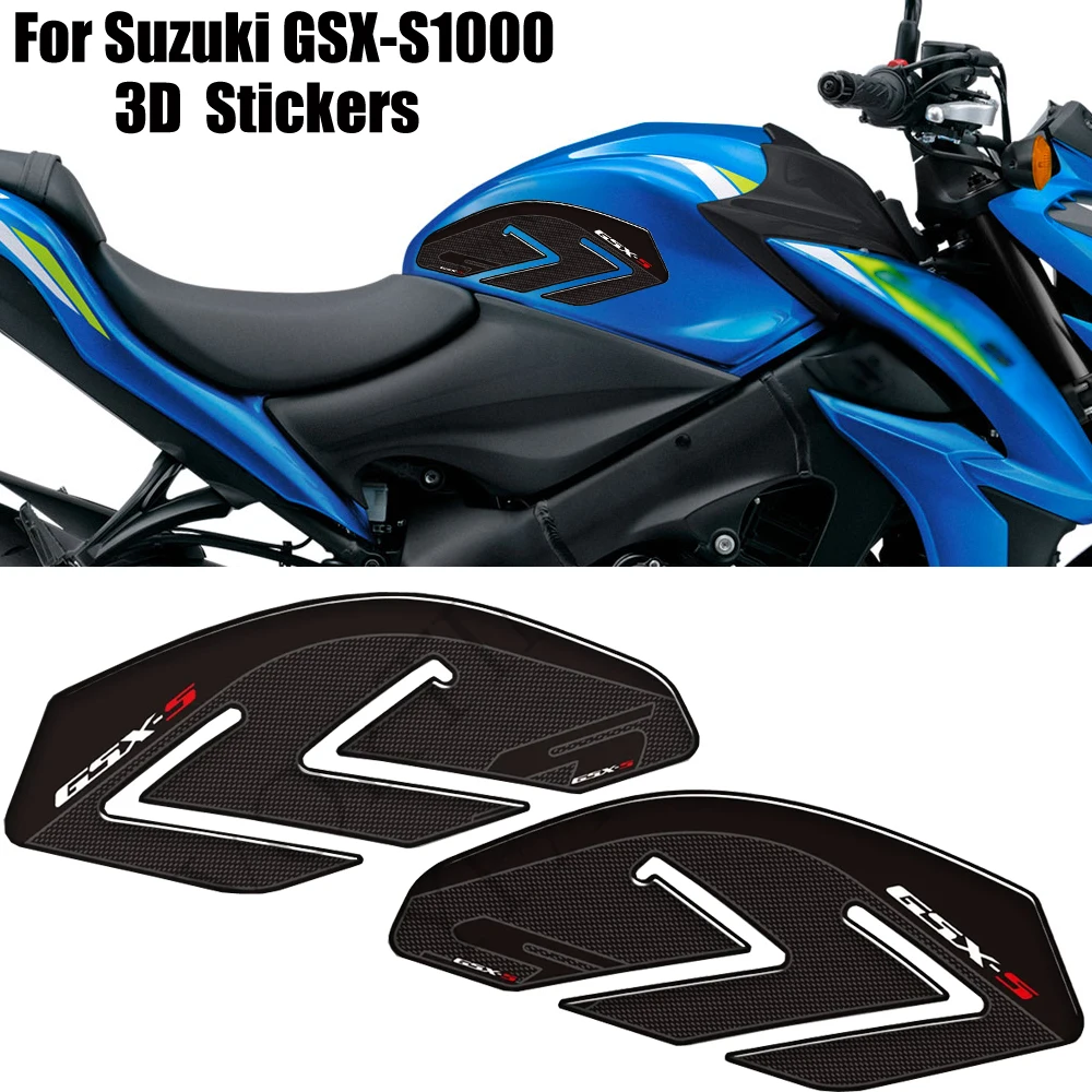 

Motorcycle Tank Pad Side Grips Protection Stickers For Suzuki GSX-S1000 GSX-S1000F GSXS1000 GSX S1000 S 1000 F GSX-S 2015 - 2020