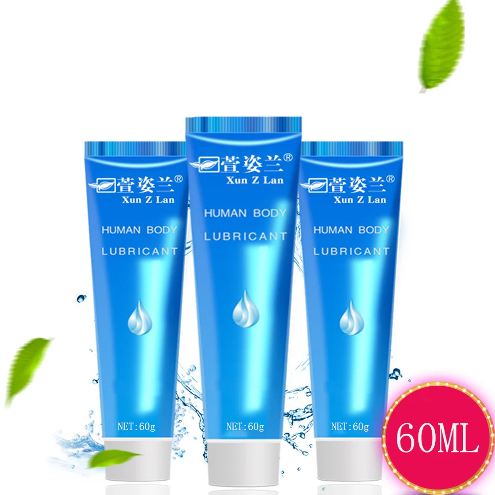 60g Waterbased Lubricant for Oral Vagina Anal Gay Sex Oil Tool Pain