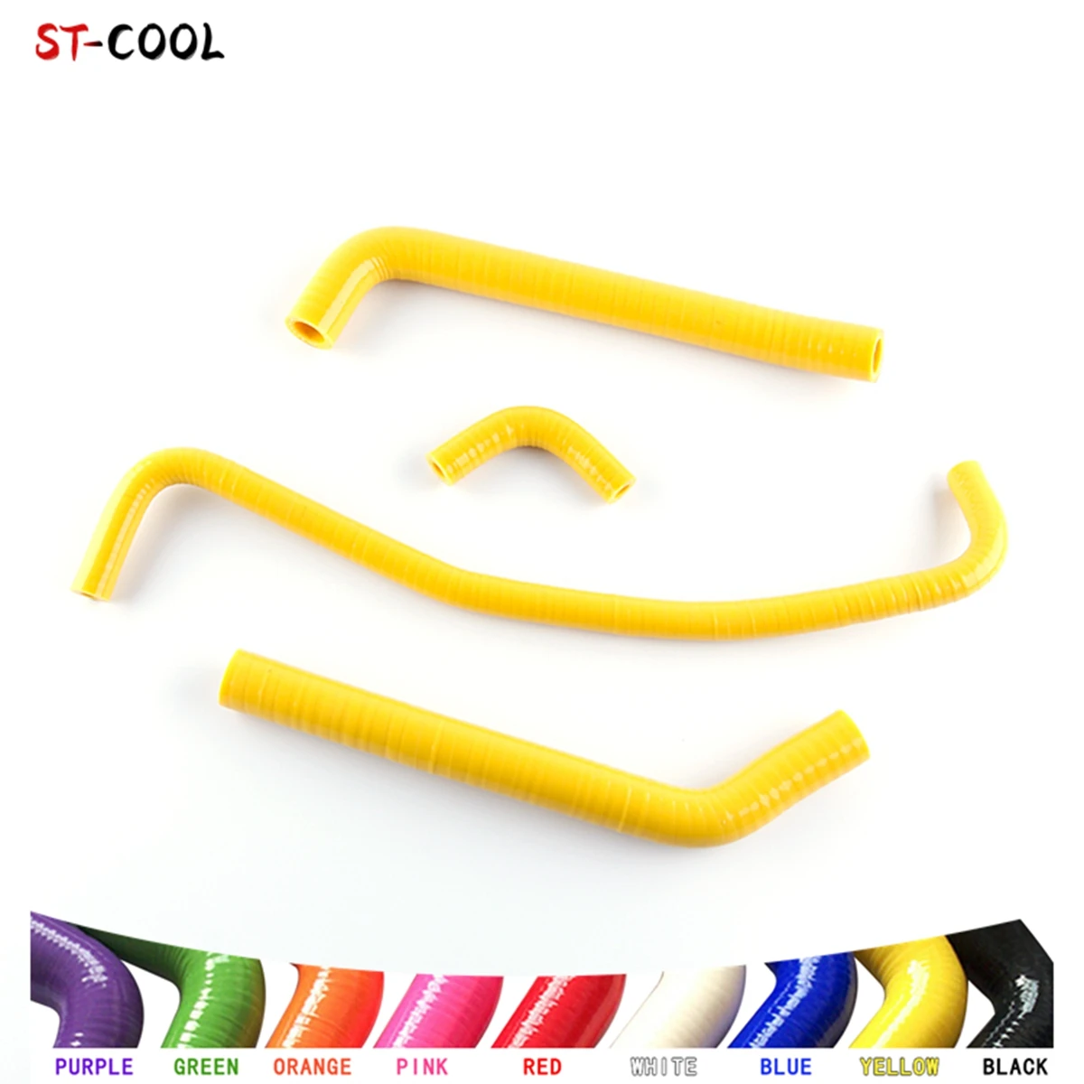 For Cannondale Speed 440 2002 Radiator Hoses Coolant Silicone Tube Pipe Kit 4Pcs 10 Colors for suzuki gsxr750 gsx r 750 2000 2003 2001 2002 silicone tube pipe radiator coolant hose 3pcs 10 colors