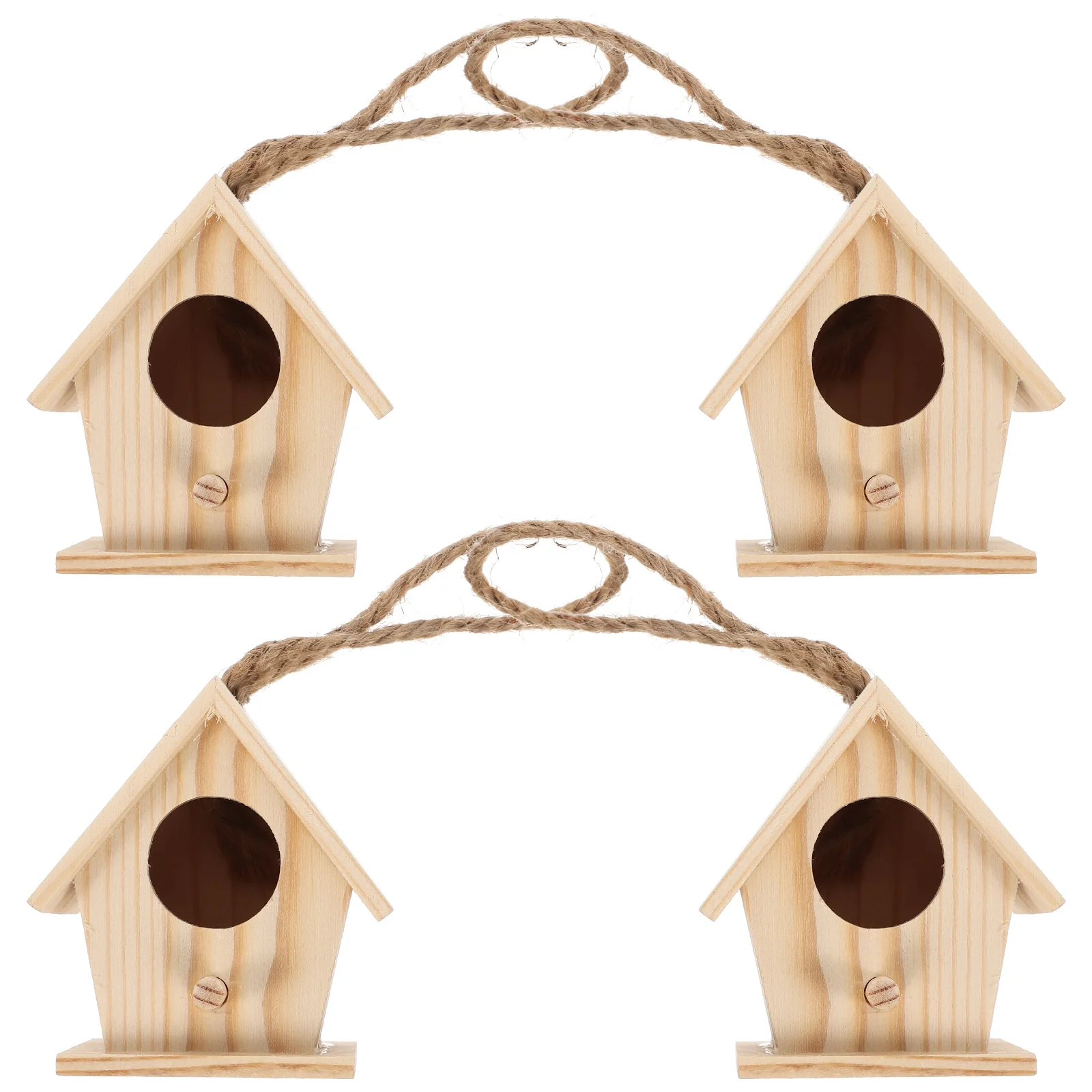 

Artificial Birds House Decor Decorative Props Simulated Nest Rural Home Gardening Decoration