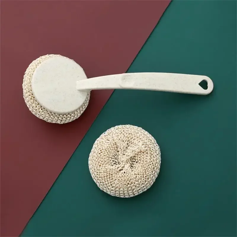 Dishwashing Brush  Cleaning Pot Brush Household Durable Easy To Clean Strong Decontamination Household Steel Wire Ball