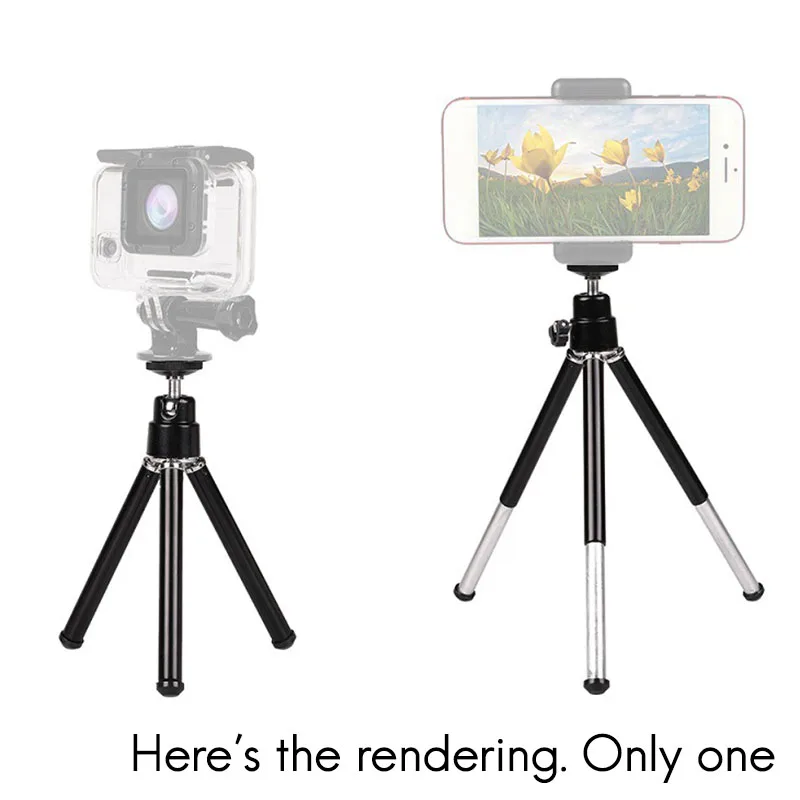 Lightweight Mini Portable Tripod Adjustable Mini Tripod Aluminum Alloy for Iphone Camera Projector Black phone tripod photo tripod home camera stand
