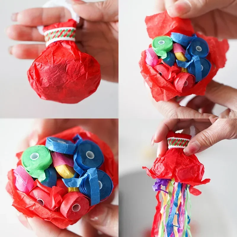 10 Pezzi Streamer per Feste, Compleanno Filanti, Lancia Stelle Filanti, per Matrimoni, Compleanni, Feste di Natale, Colore a Caso