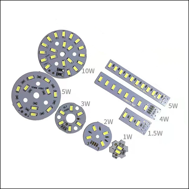 1pc 5730 SMD 5V LED lamp board light source USB universal One Color lamp beads Warm White Light 1W2W3W5W10W with ON/OFF Switch.