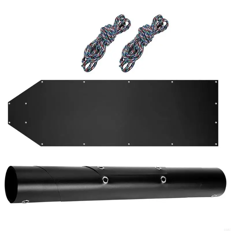 H8WC Portable Ice Fishing Sled Deer Drag Sled for Ice Fishing, Hunting Game Durable