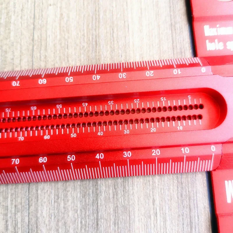 New Woodworking Scribe 300-500mm T-type Ruler Scribing Ruler Aluminum Alloy Line Drawing Marking Gauge DIY Measuring Tools