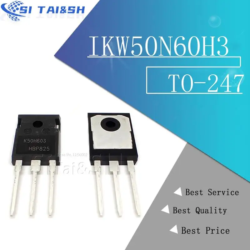 5 unids/lote IKW50N60H3 K50H603 247 IGBT, 600V 50A nuevo originalCircuitos integrados AliExpress