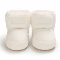Winter Boots Baby Boy Girl Booties Snow Soft-sole Anti-slip Warm Flat Infant First Walker Baby Crib Shoes Corduroy boots 0-18M 4