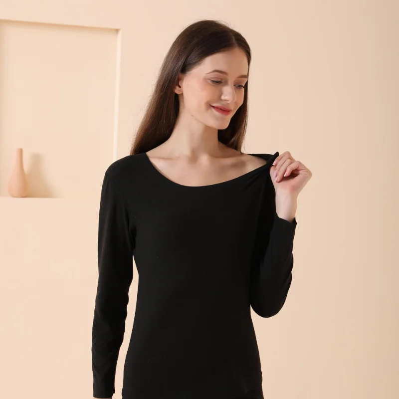 New Winter Thermal Underwear Women Suit Long Sleeve Thick Second Thermal Female Warm Lingerie Body Shaped Slim Ladies 2 Pcs