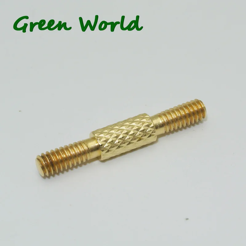 Aluminum Alloy Pipe Joint 1pc/Lot Solid Brass Adapter Double Male Thread