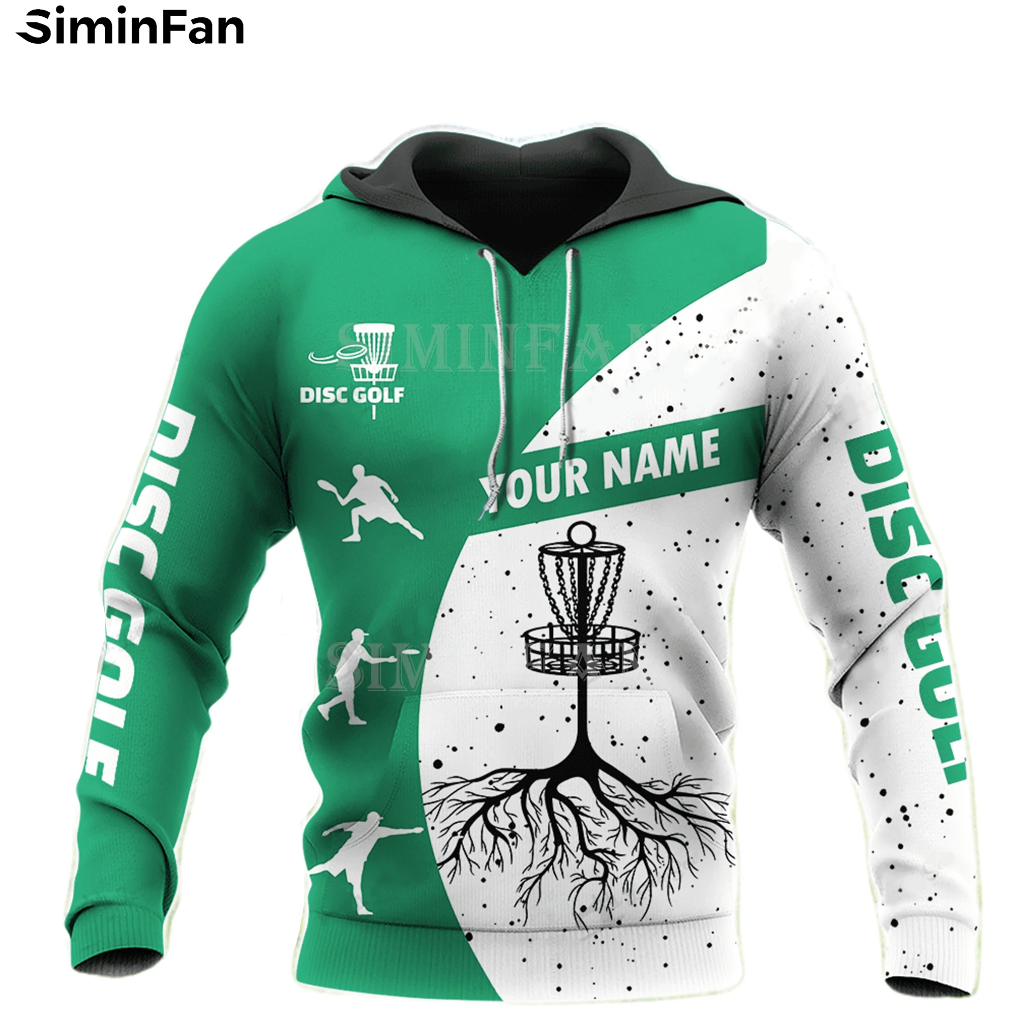 

DISC GOLF TREE GREEN 3D Printed Mens Hoodies Zipper Jackets Casual Sweatshirt Hooded Pullovers Unisex Outwear Women Autumn Coat