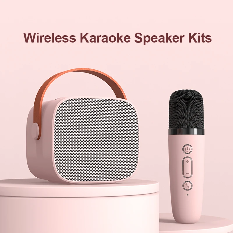 Machine de karaoké Bluetooth pour enfants, haut-parleur avec 1 microphone,  jouets portables pour filles et garçons, cadeaux de Festival d'anniversaire  - AliExpress