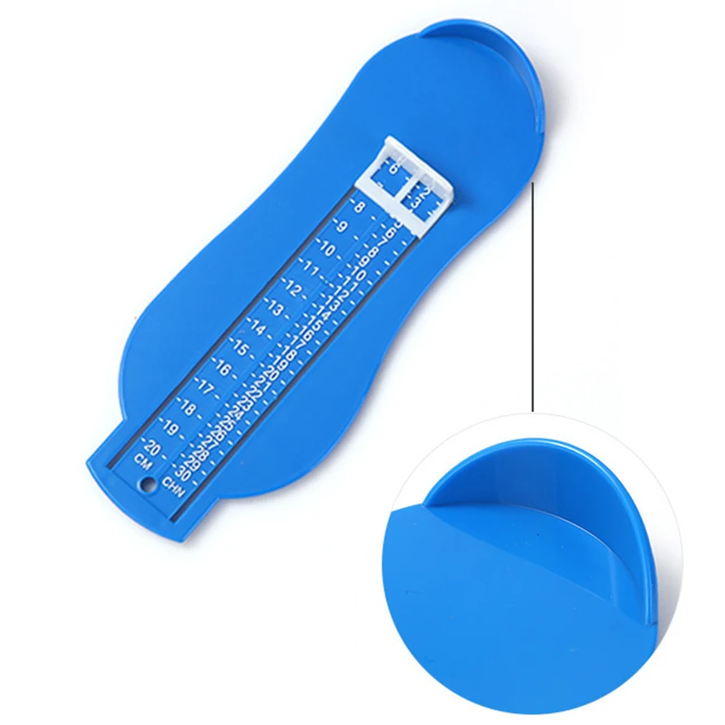 Cute Baby Foot Ruler Measure Kids Infant Adjustable Size Children Shoe Length Measuring Tool Fittings Gauge Calculator Device