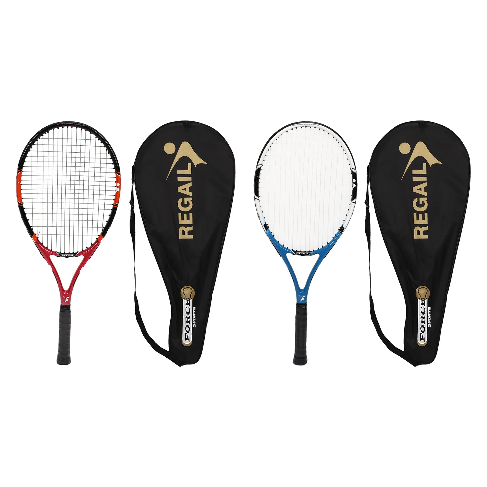 REGAIL Carbon Tennis Racket 68.5x27cm A level Tennis Racquets Ultra Light Tennis Racquets For Training Competition Recreation