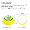 Wag Glider for Dogs Teething Stick, Glissade,Puppy Accessories,Make A Sound Slideshow Disc,Flying Pet Toys, PVC Yellow Funny 4