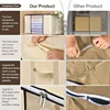 1/2/4/6pcs Storage Bag With Handles, Portable Clothes Storage Bag With Zipper For Clothes, Quilts, Household Wardrobe Organizer 6