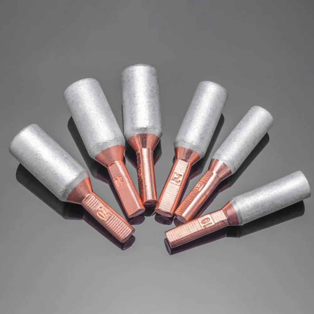 

4PCS GTLA-10/16/25/35/50/70 Terminal Lugs Copper Cable Pin Binding Post Wire Connector Electric Meter Box Terminal