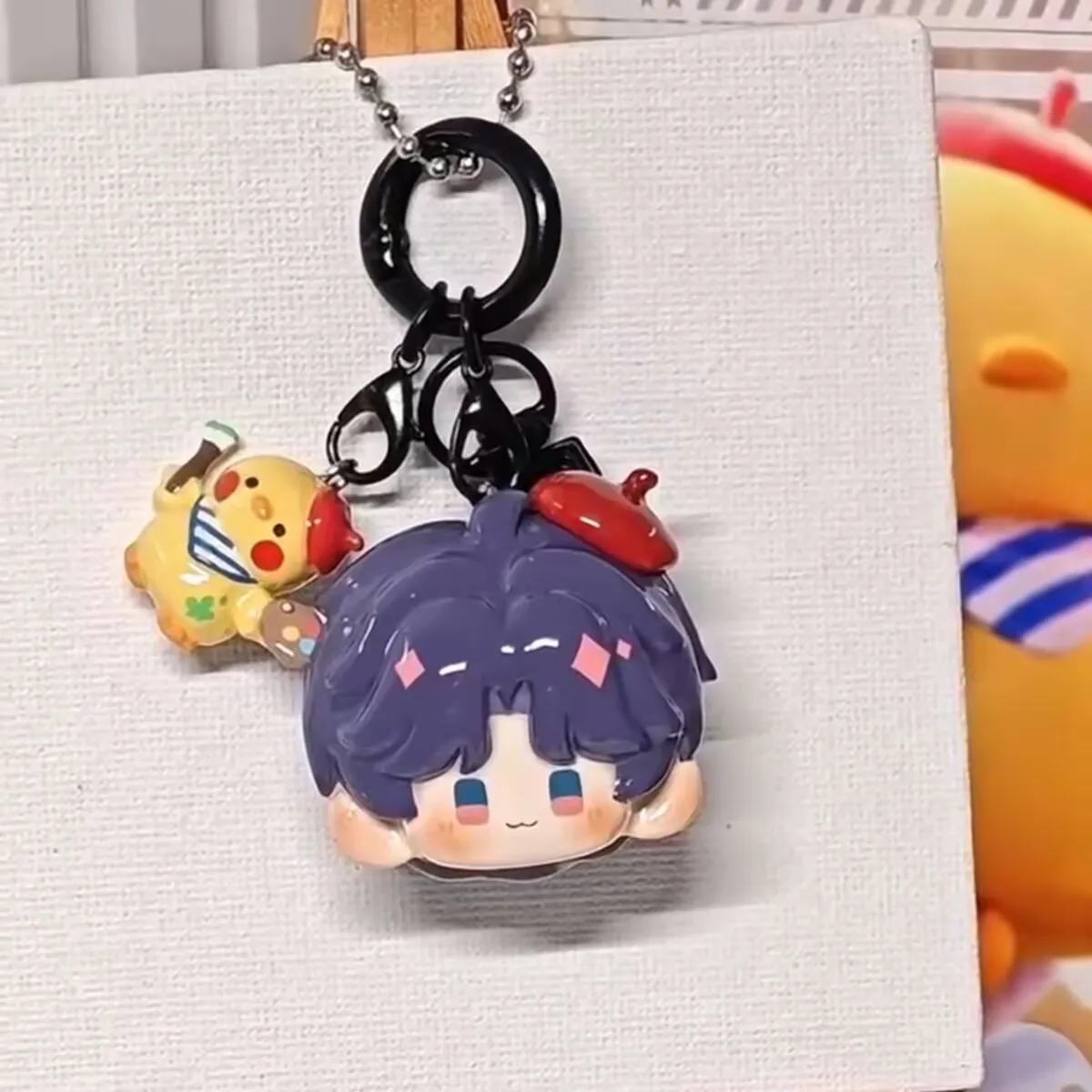 Mignon Cochon Porte-Clés Dames Sac Clé De Voiture Alliage Pendentif Enfants Sac À Dos Petits