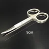 Stainless Steel Eyelash Eyebrow Fine Hair Trimmer Scissor Nail Cuticle Cutter Scissors Curved Pedicure Tweezer Beauty Tools 6