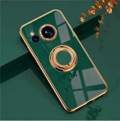 Custodia in TPU Silicone con Placca Magnetica 6D e Anello con Supporto