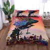 Colorful Chameleon Duvet Cover Set King Queen Double Full Twin Single Size Bed Linen Set 6