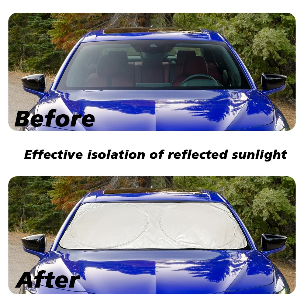 Car Sun Heat Protection For Audi S1 S2 S3 S4 S5 S6 S7 S8 Car Front Windshield Sun Shade Cover Styling For Audi Accessories