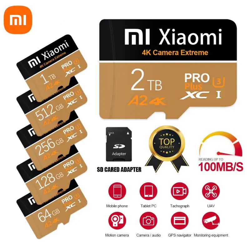 Xiaomi Sd Card 2Tb 1Tb Memoria Micro Tf Sd Memory Card 128Gb Cartao De Memoria 512Gb 256Gb Per Nindo64 Steam Deck Game Phone