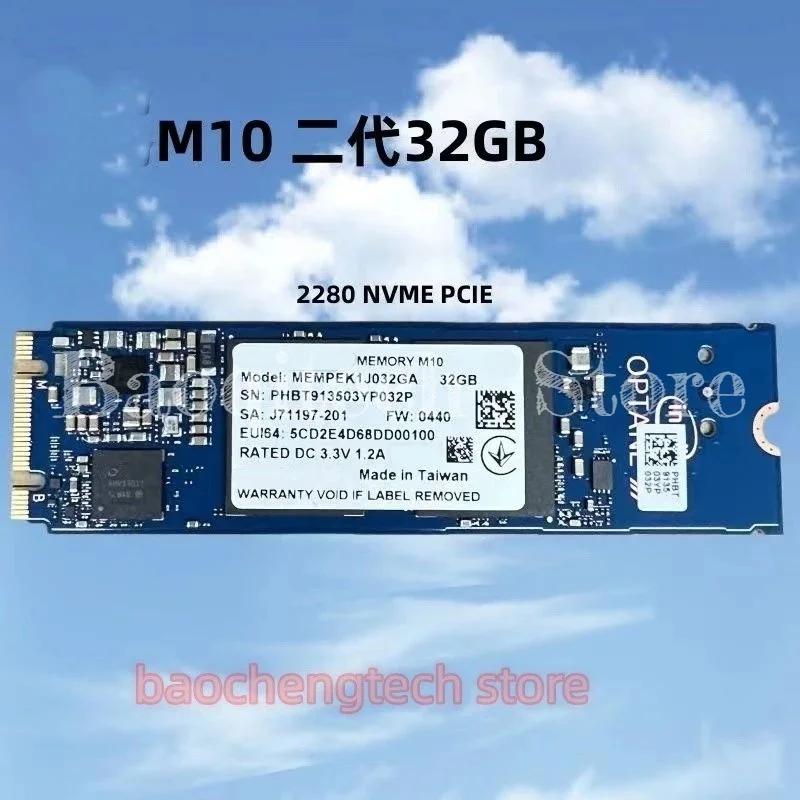 Intel Optane Memory M10 64GB NVMe SSD Original M10 M.2 2280 SSD