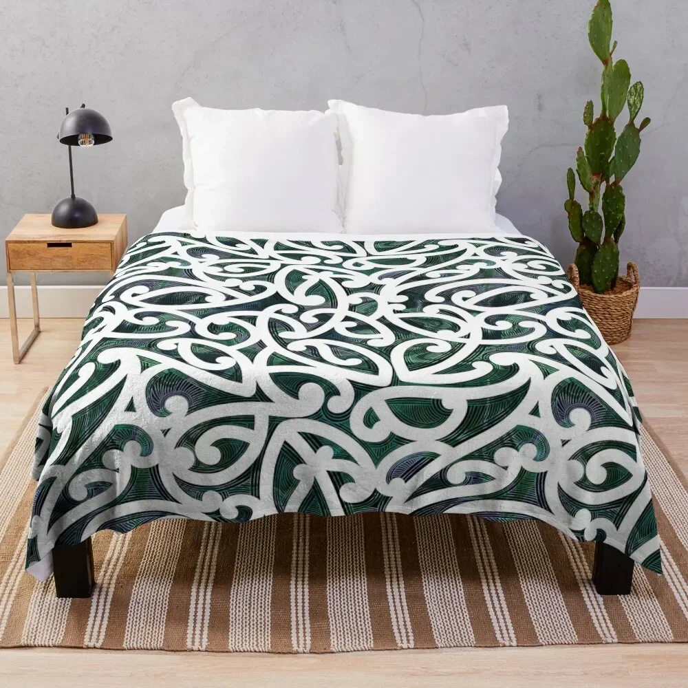 

Māori Paua Throw Blanket valentine gift ideas Soft Beds Blankets